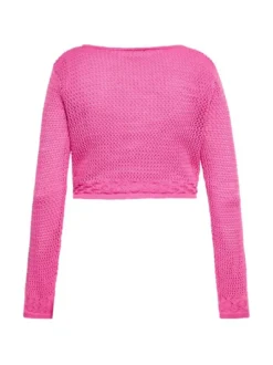 MyMo Damen Strickjacke in pink