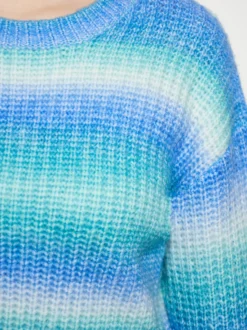 MyMo Damen Strickpullover in mehrfarbig