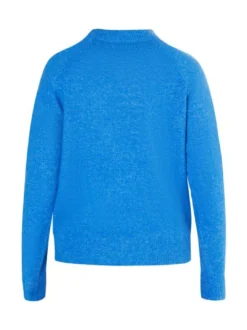 MyMo Damen Strickpullover in hellblau
