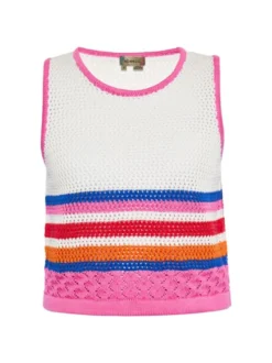 MyMo Damen Stricktop in mehrfarbig