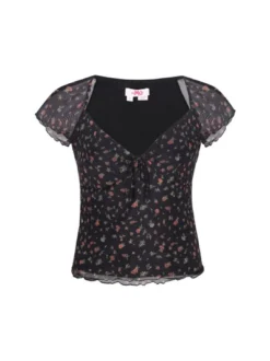 MyMo Damen T-Shirt in schwarz