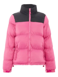 MyMo Damen Wattierte Steppjacke in mehrfarbig