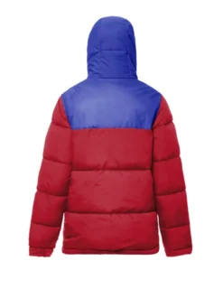 MyMo Damen Wattierte Steppjacke in rot