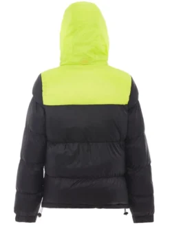 MyMo Damen Wattierte Steppjacke in schwarz