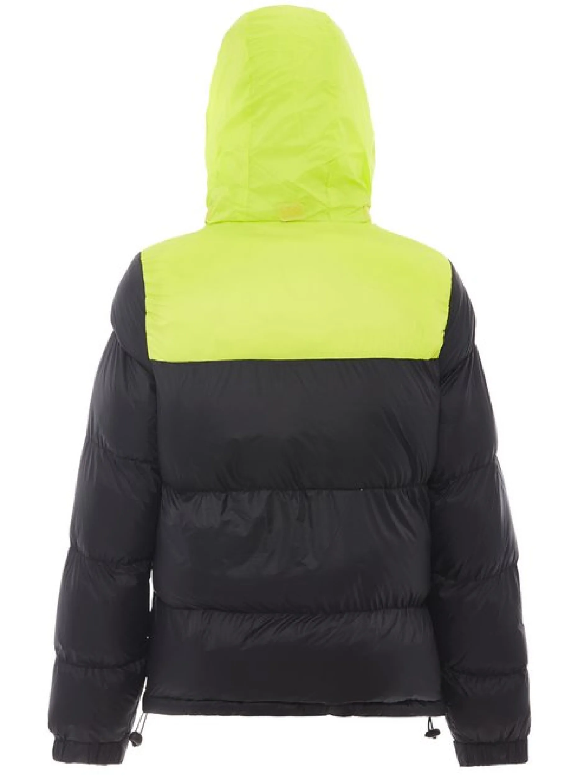 MyMo Damen Wattierte Steppjacke in schwarz