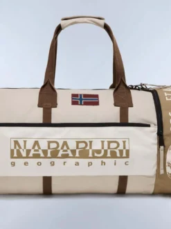 Napapijri Herren Duffle-Bag - H-EQUATOR DUF in camel weiß