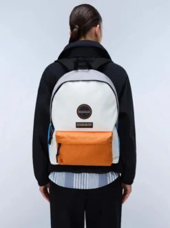 Napapijri Herren Rucksack - VOYAGE 3 - 20, 8L in weiß orange
