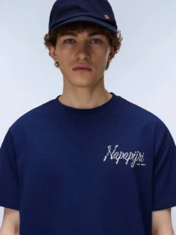 Napapijri Herren T-Shirt - S-ELIOR SS in marine