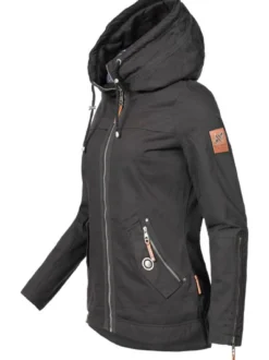 Navahoo Damen Übergangsjacke - Wekoo in schwarz