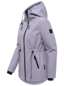Navahoo Damen Outdoorjacke - Blumentanz 14 in lila