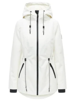Navahoo Damen Outdoorjacke - Blumentanz 14 in weiß