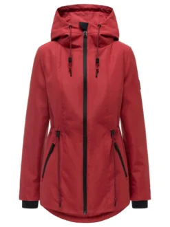 Navahoo Damen Outdoorjacke - Blumentanz 14 in rot