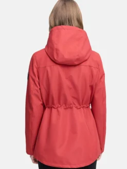 Navahoo Damen Outdoorjacke - Blumentanz 14 in rot