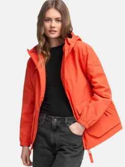 Navahoo Damen Outdoorjacke - Donnerwetter 14 in orange