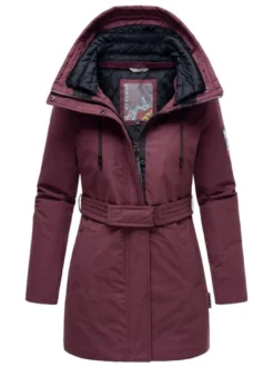 Navahoo Damen Parka - Eishauch 14 in aubergine