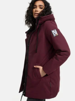 Navahoo Damen Parka - Eishauch 14 in aubergine