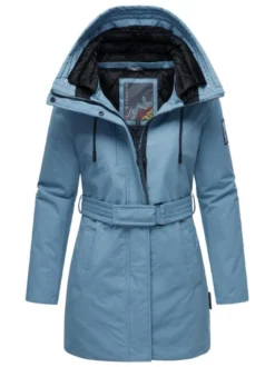 Navahoo Damen Parka - Eishauch 14 in blau