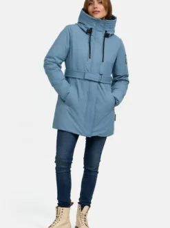 Navahoo Damen Parka - Eishauch 14 in blau
