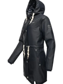 Navahoo Damen Regenjacke - Flower of Ocean in marine