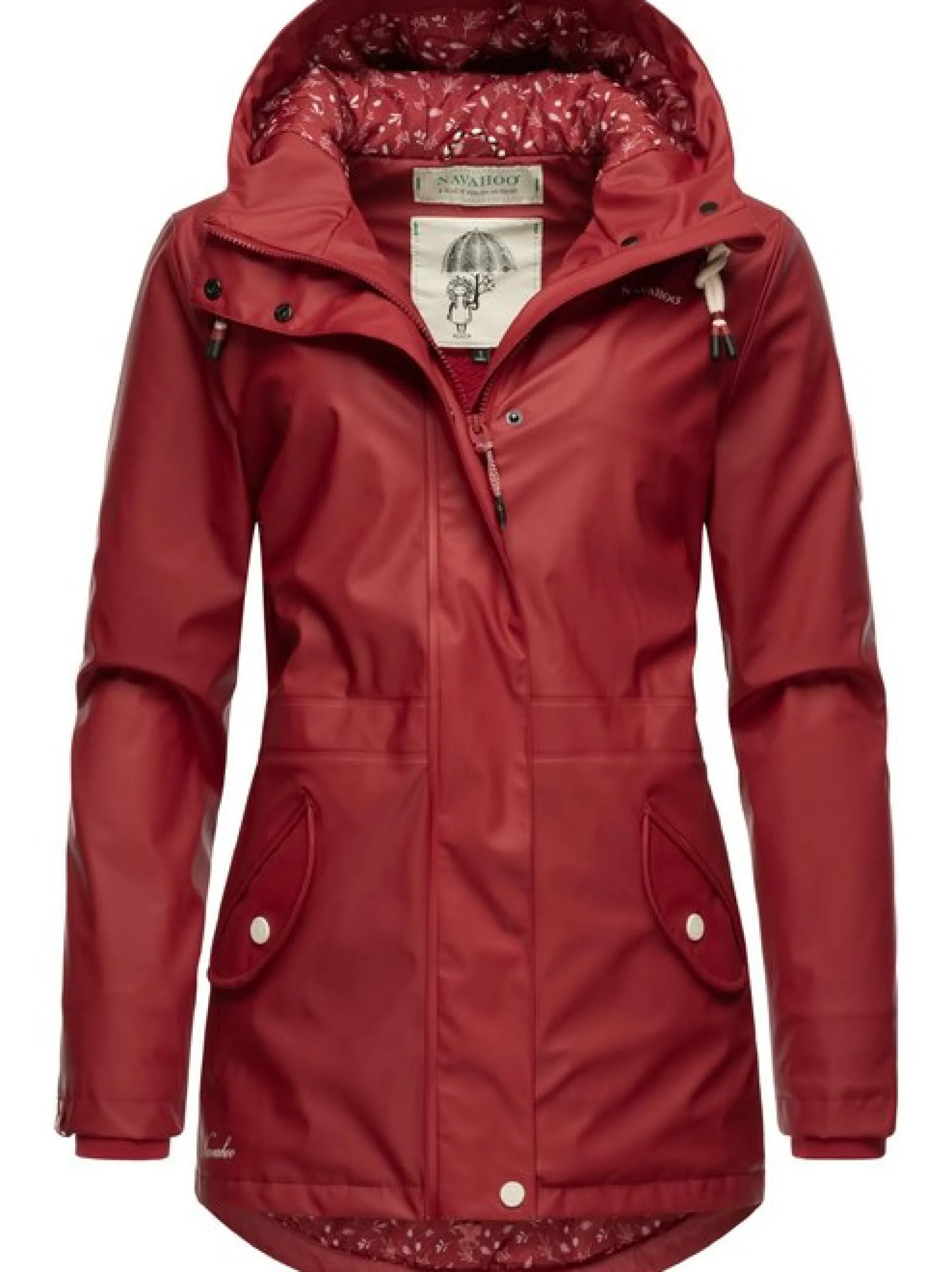 Navahoo Damen Regenjacke - Ocean Heart in rot