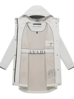 Navahoo Damen Softshellmantel - Morgennebel 14 in ecru