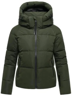 Navahoo Damen Steppjacke - Frostherz XIV in oliv