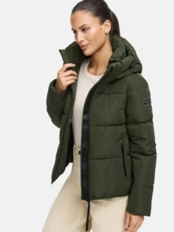 Navahoo Damen Steppjacke - Frostherz XIV in oliv