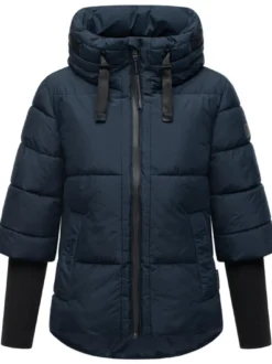 Navahoo Damen Steppjacke - Lotusherz XIV in marine