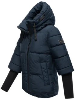 Navahoo Damen Steppjacke - Lotusherz XIV in marine
