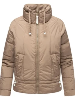 Navahoo Damen Steppjacke - Luftzauber 14 in taupe