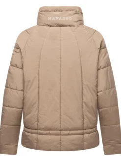 Navahoo Damen Steppjacke - Luftzauber 14 in taupe