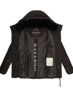 Navahoo Damen Steppjacke - Sag ja XIV in schwarz