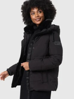 Navahoo Damen Steppjacke - Sag ja XIV in schwarz