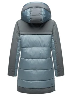 Navahoo Damen Steppjacke - Samtkätzchen in blau