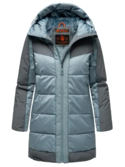 Navahoo Damen Steppjacke - Samtkätzchen in blau