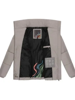 Navahoo Damen Steppjacke - Schokolinaa 14 in grau