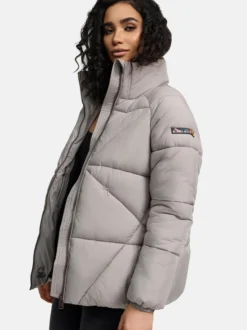 Navahoo Damen Steppjacke - Schokolinaa 14 in grau