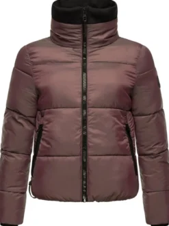 Navahoo Damen Steppjacke - Sternschnüppchen in aubergine