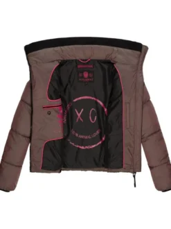 Navahoo Damen Steppjacke - Sternschnüppchen in aubergine