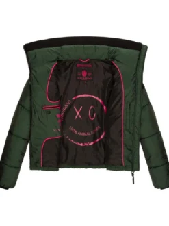 Navahoo Damen Steppjacke - Sternschnüppchen in tanne