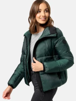 Navahoo Damen Steppjacke - Sternschnüppchen in tanne