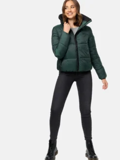 Navahoo Damen Steppjacke - Sternschnüppchen in tanne