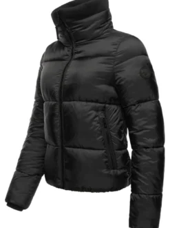 Navahoo Damen Steppjacke - Sternschnüppchen in schwarz