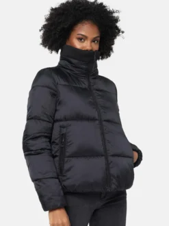 Navahoo Damen Steppjacke - Sternschnüppchen in schwarz