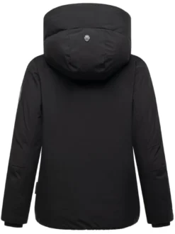 Navahoo Damen Winterjacke - Blütenlicht 14 in schwarz