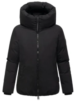 Navahoo Damen Winterjacke - Blütenlicht 14 in schwarz