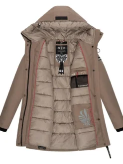 Navahoo Damen Winterjacke - Blizzardstorm in taupe