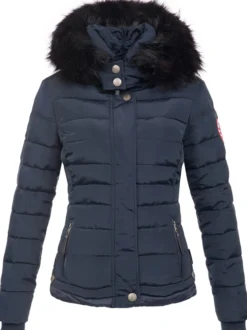Navahoo Damen Winterjacke - Chloe in blau