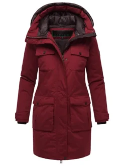 Navahoo Damen Winterjacke - Eissturm 14 in bordeaux