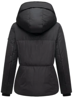 Navahoo Damen Winterjacke - Flüsterfee 14 in schwarz